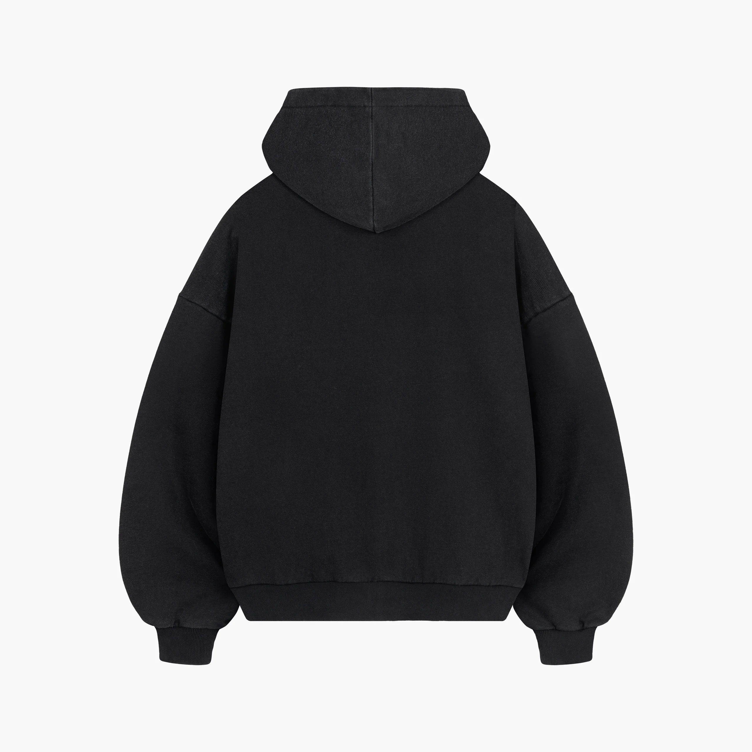 Black Washed Tribal Hoodie - Image 3