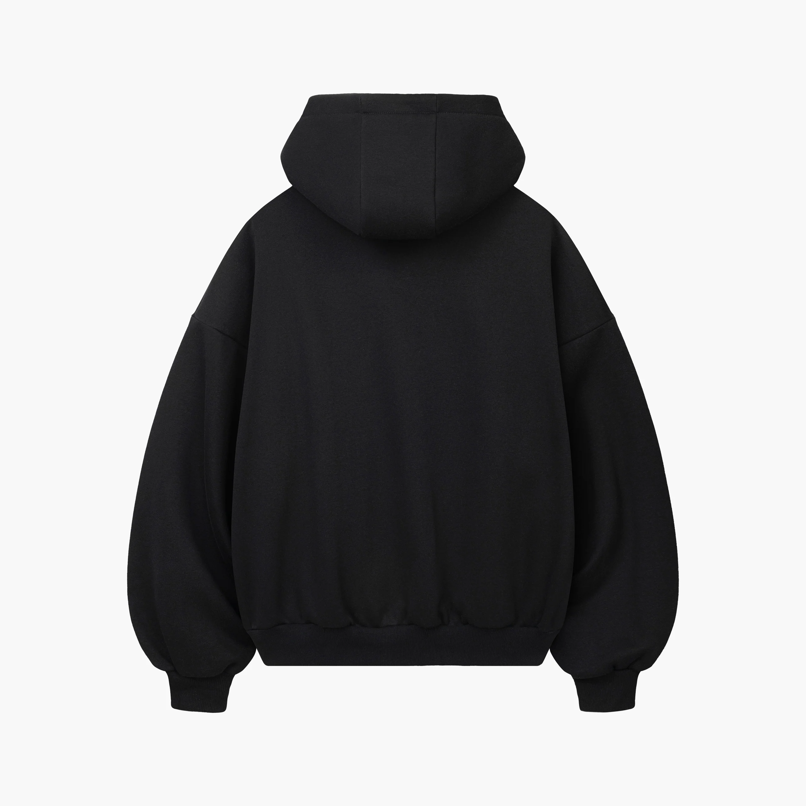 Noir Basic Baggy Hoodie - Image 3